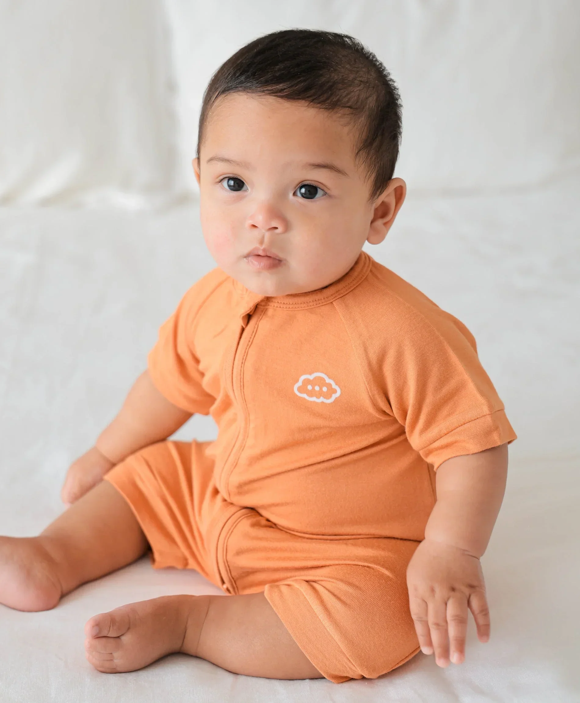 Bamboo Zip Romper - Ginger - Image 3