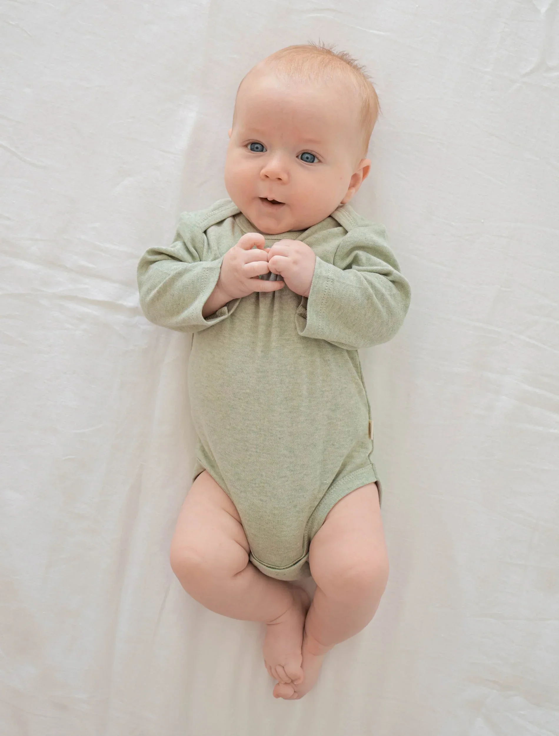Organic Cotton 6PC Essentials Set - Heather Sage Green - Image 6