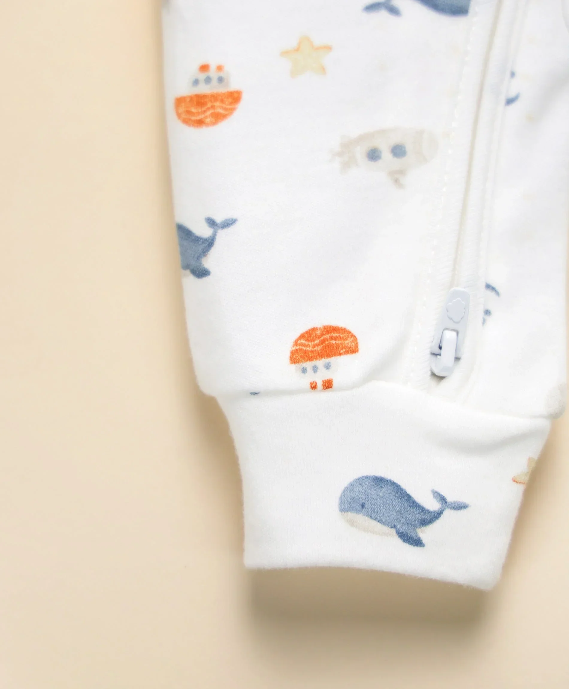 Organic Cotton Growsuit - Sea - Image 8